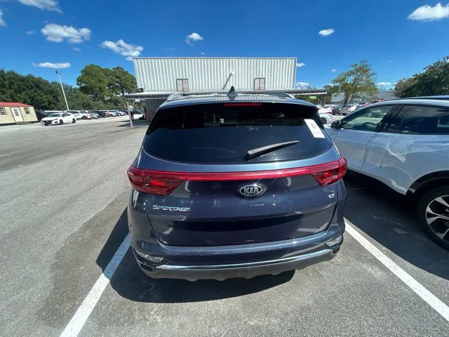 Used 2021 Blue Kia EX image 5