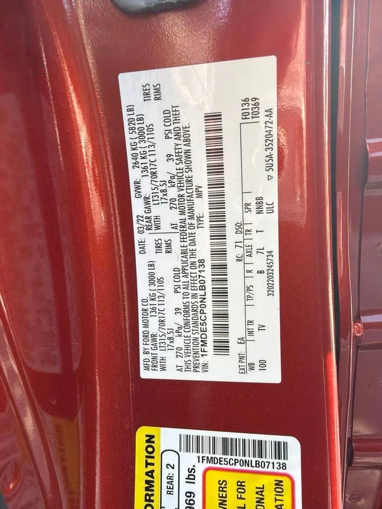 Certified Used 2022 Red Ford Wildtrak image 16