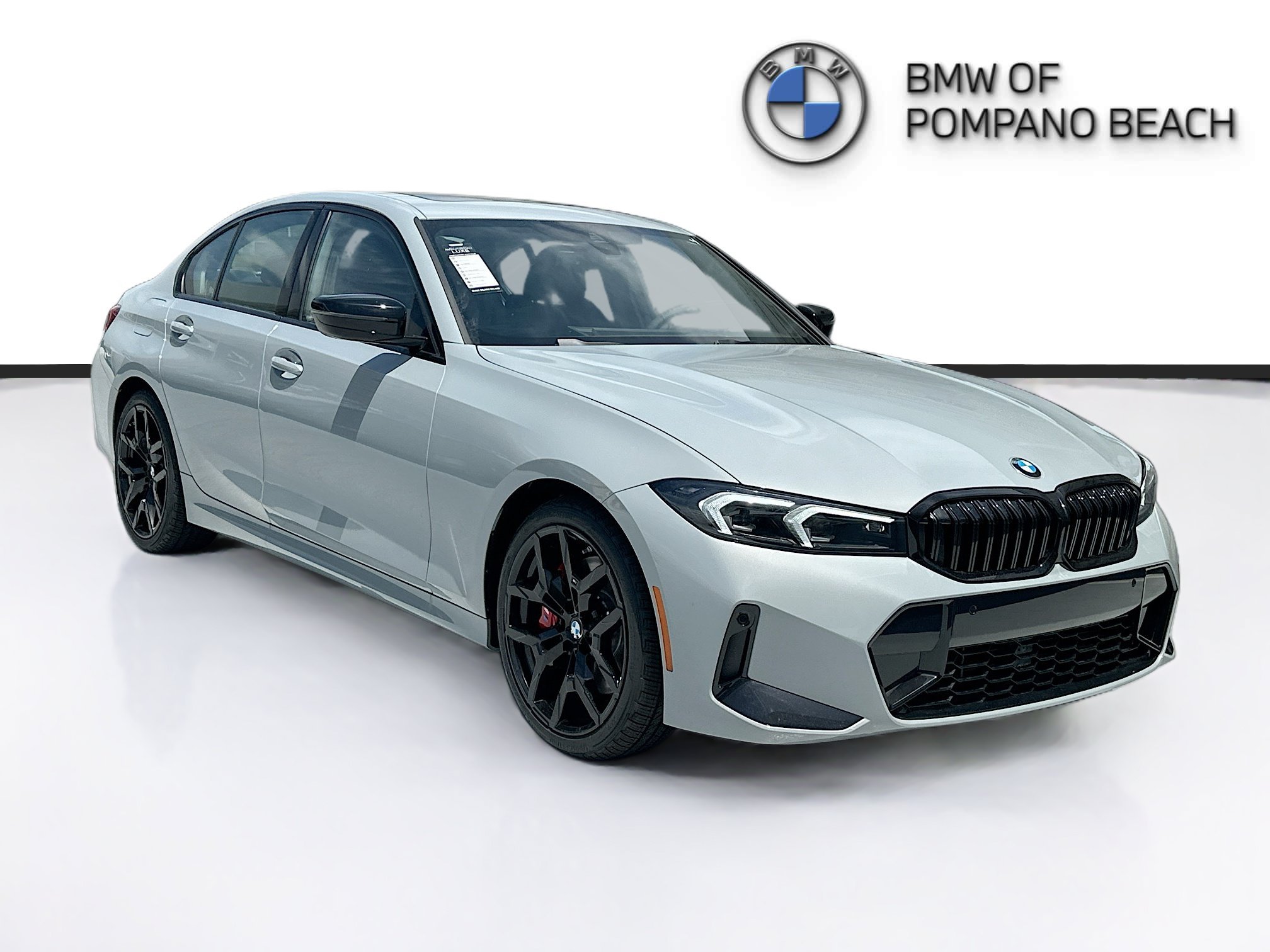 New 2026 Brooklyn Grey Metallic BMW 330i image 1