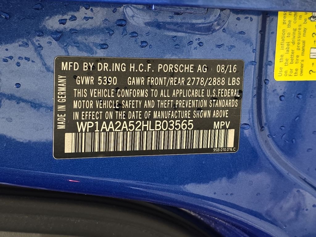 Used 2017 Blue Porsche Base image 38