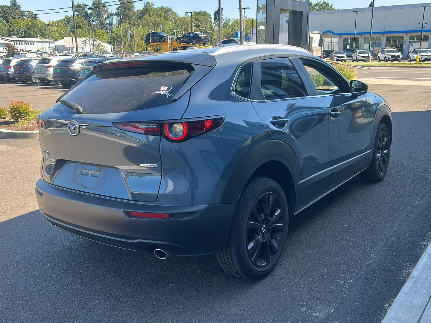 Used 2023 Polymetal Gray Metallic Mazda 2.5 S Carbon Edition image 4