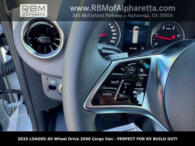 New 2025 Silver Gray Mercedes-Benz 2500 High Roof All Wheel Drive with 144 Wheel Base image 19