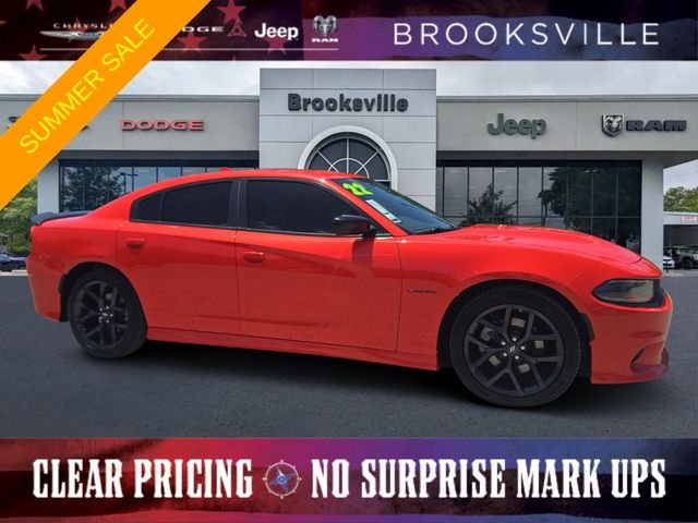 Certified Used 2022 Orange Dodge R/T image 1