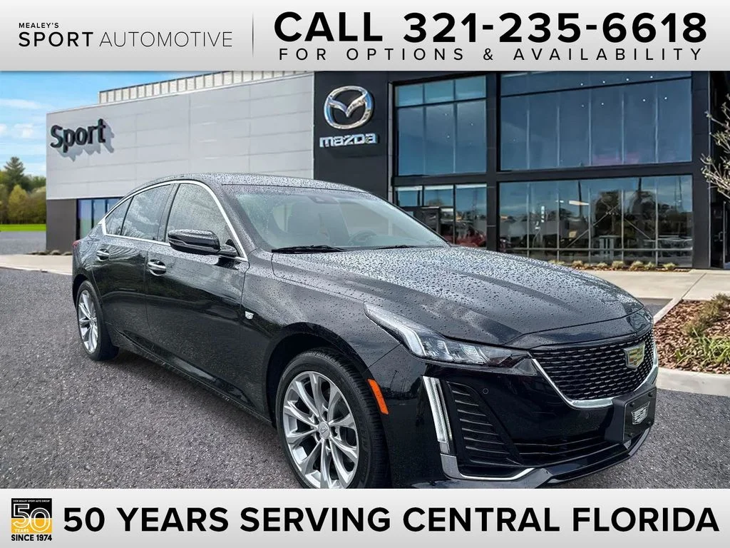 Used 2024 Black Cadillac Premium Luxury image 1