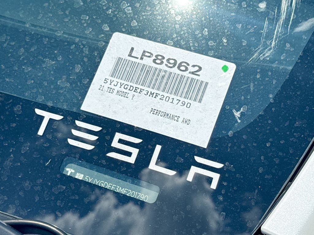 Used 2021 Pearl White Multi-Coat Tesla Performance image 15