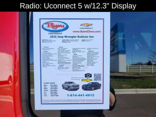 Used 2025 Red Jeep Rubicon 4xe image 12