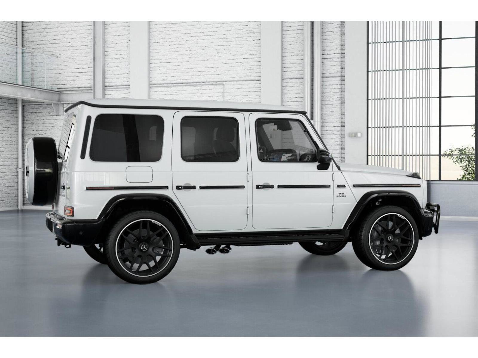 New 2026 MANUFAKTUR Moonlight White Metallic Mercedes-Benz AMG® G 63 SUV image 33