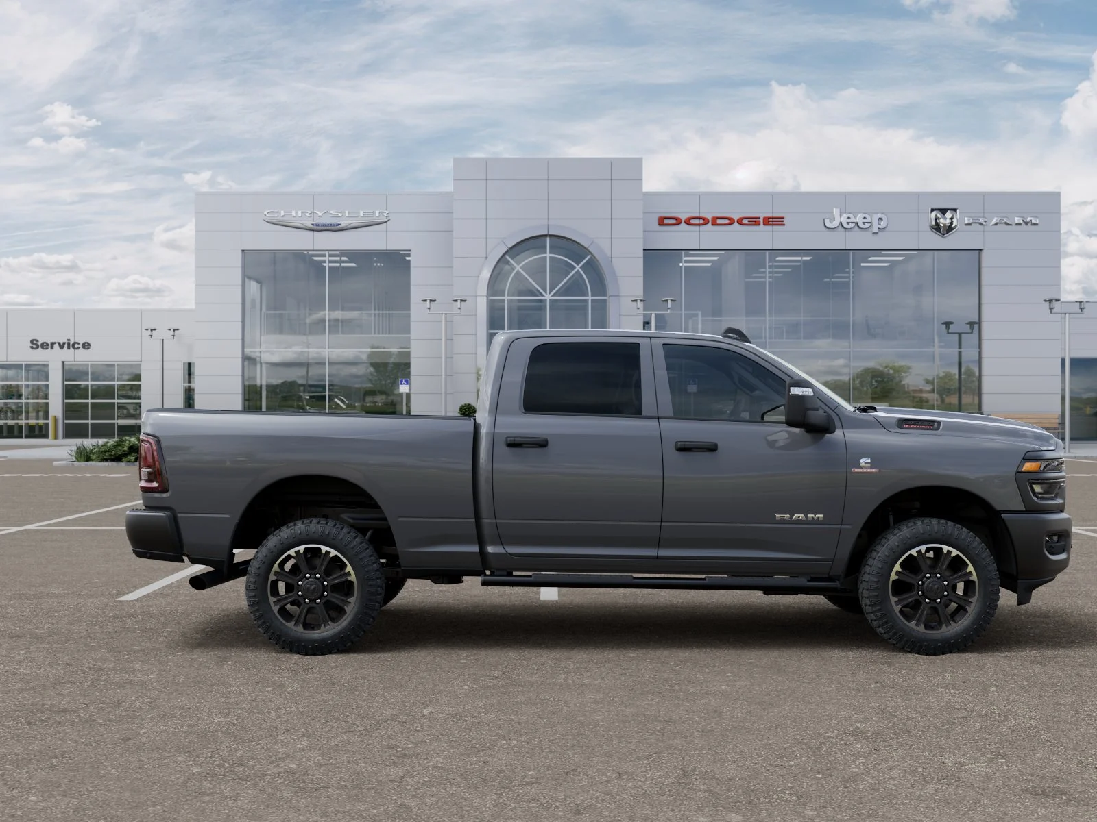 New 2026 Ceramic Gray Clear-Coat Exterior Paint RAM Tradesman image 44