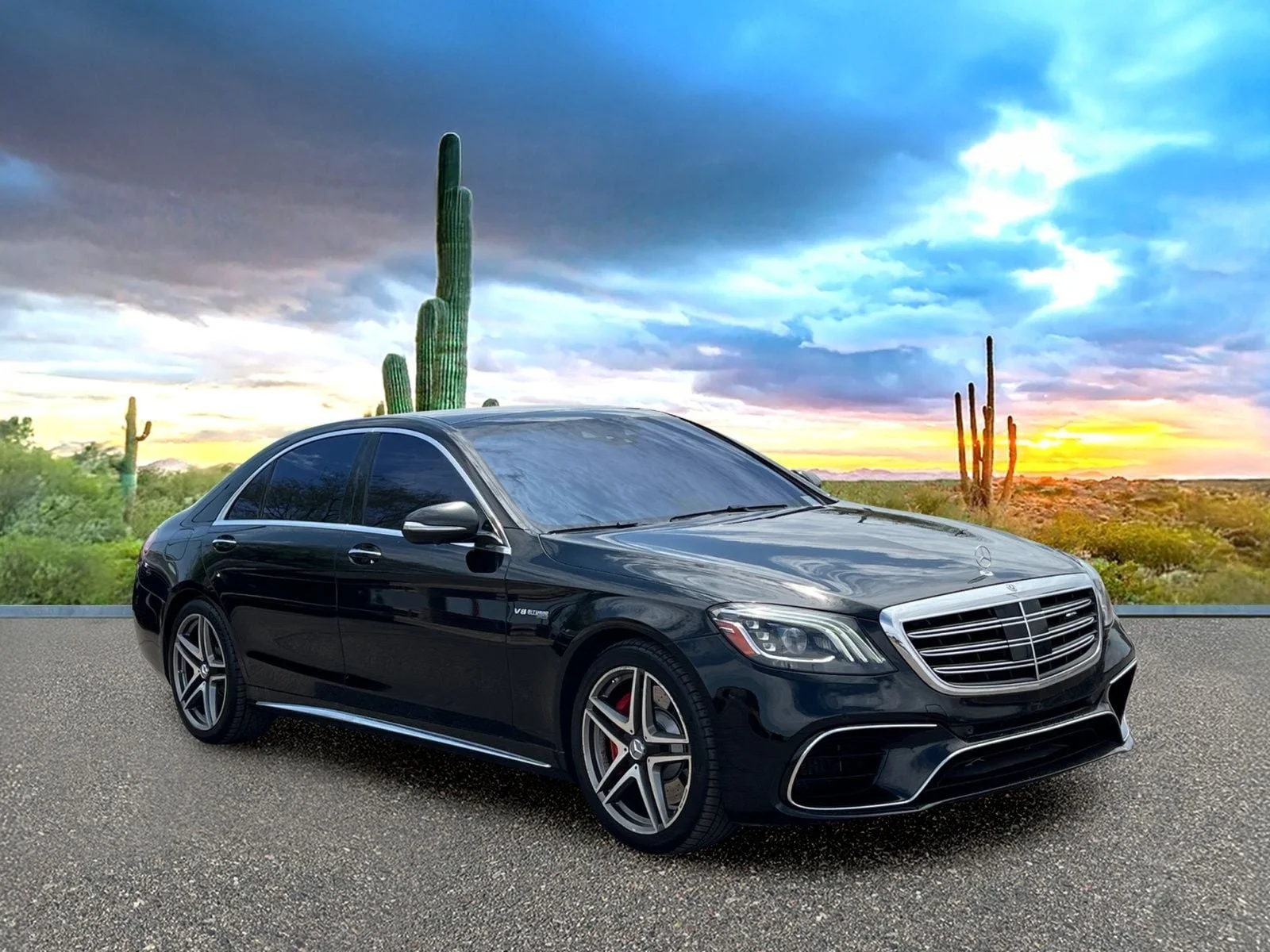 Used 2019 Obsidian Black Metallic Mercedes-Benz S 63 AMG® image 6