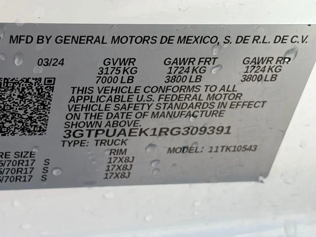 Certified Used 2024 White GMC Pro image 35
