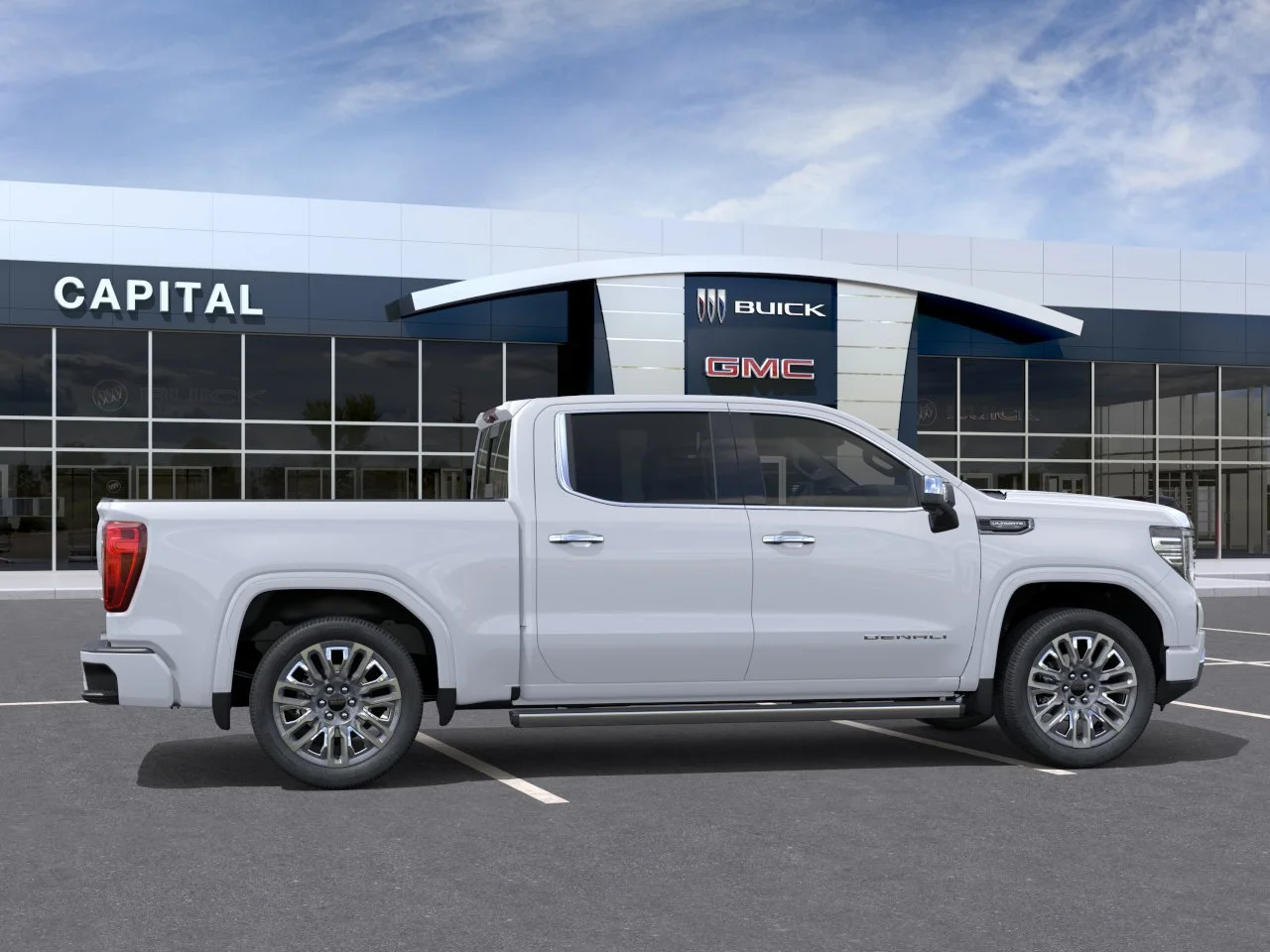 New 2026 GLACIER WHITE TRICOAT GMC Denali Ultimate image 6