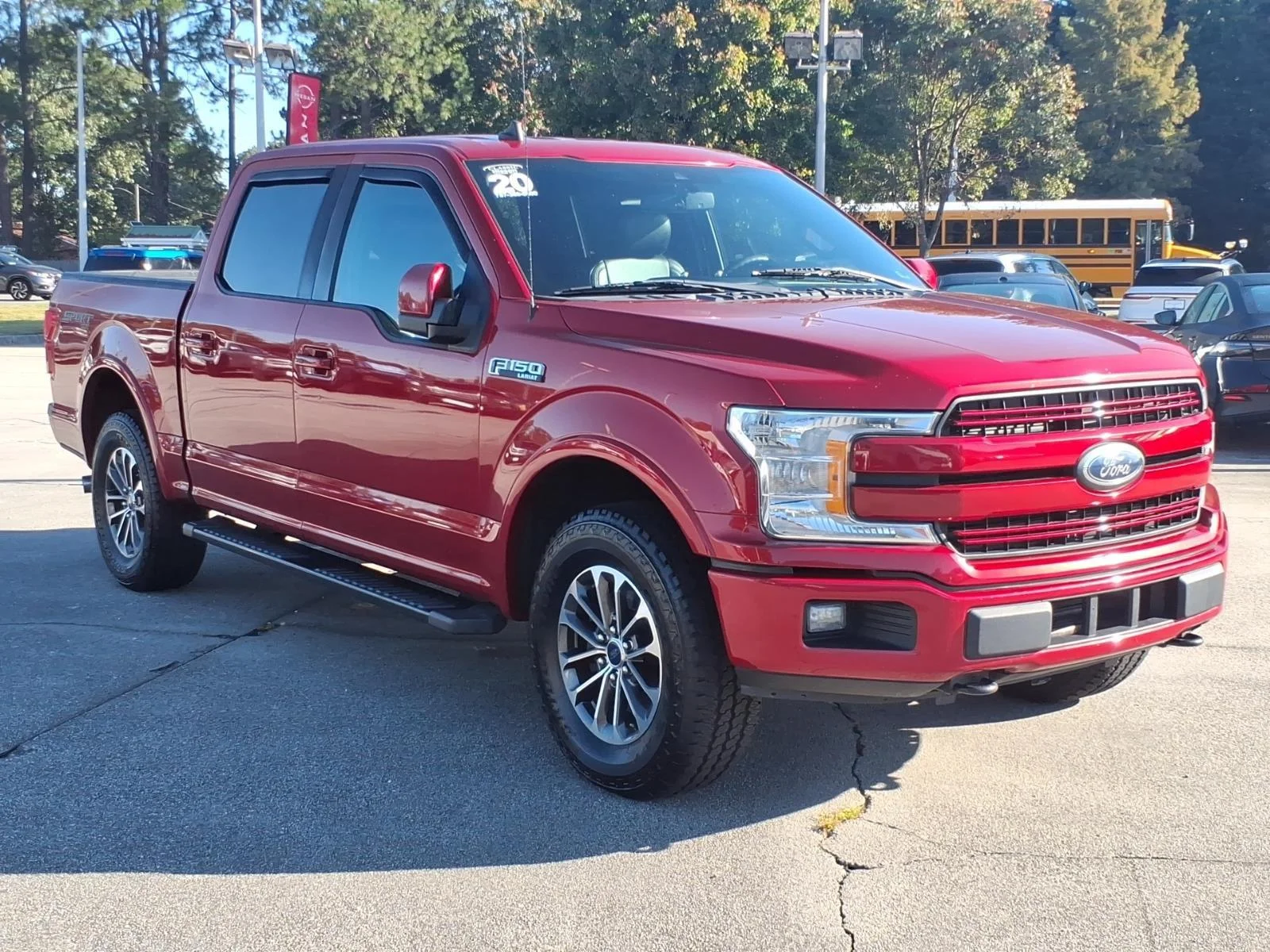 Used 2020 RED Ford LARIAT image 5