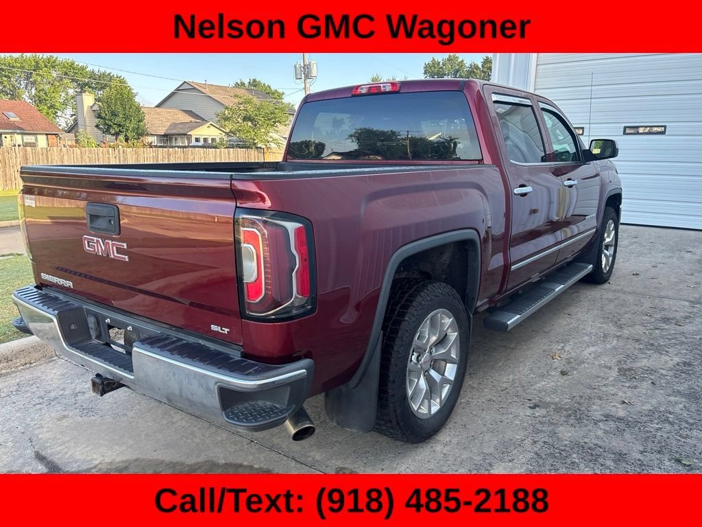 Used 2017 CRIMSON RED TINTCOAT GMC SLT image 4