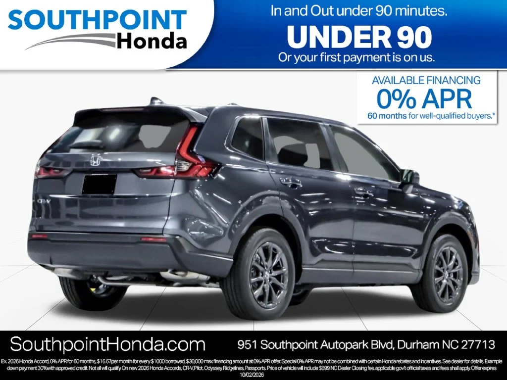New 2027 Meteorite Gray Metallic Honda EX-L image 3