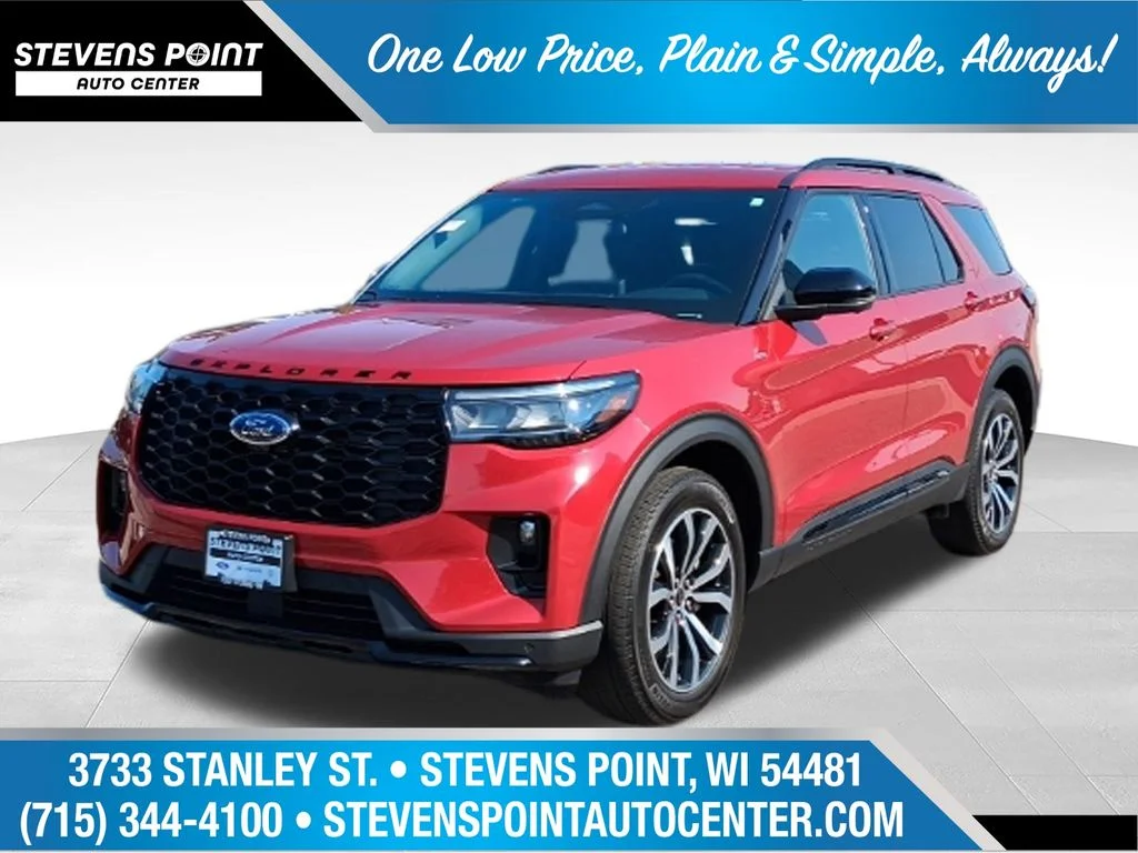 Used 2025 Rapid Red Metallic Tinted Clearcoat Ford ST-Line image 1