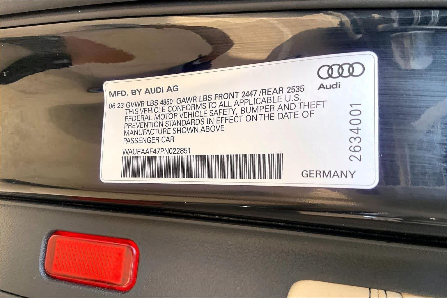 Used 2023 Mythos Black Metallic Audi S line Premium Plus image 35