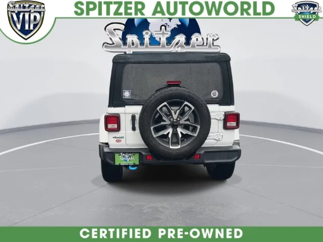 Used 2024 White Jeep Sport S 4xe image 8