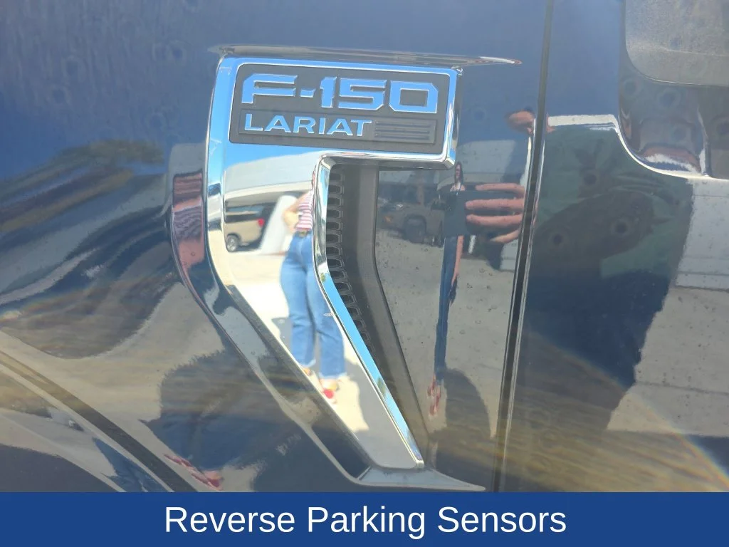 Used 2023 Antimatter Blue Metallic Ford Lariat image 7