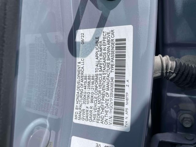Used 2022 Still Night Pearl Honda Sport image 18