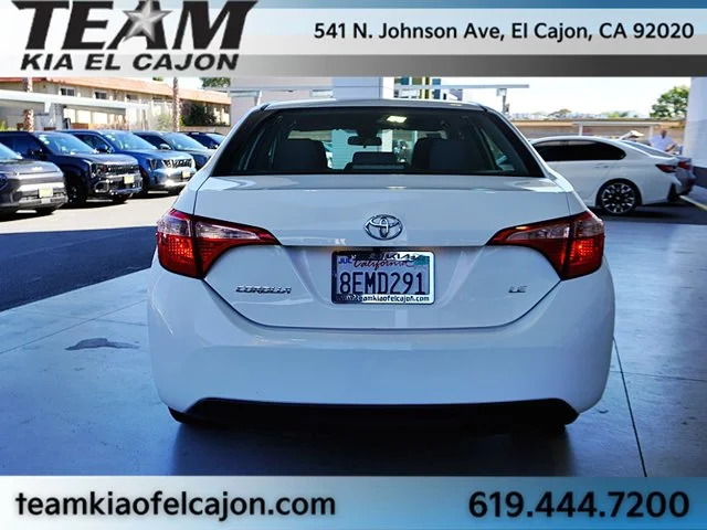 Used 2019 White Toyota LE image 8