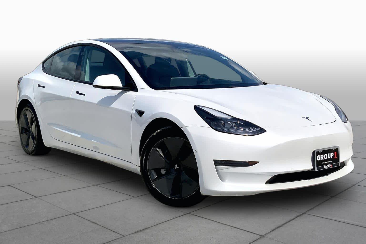 Used 2021 Pearl White Multi-Coat Tesla Long Range image 2
