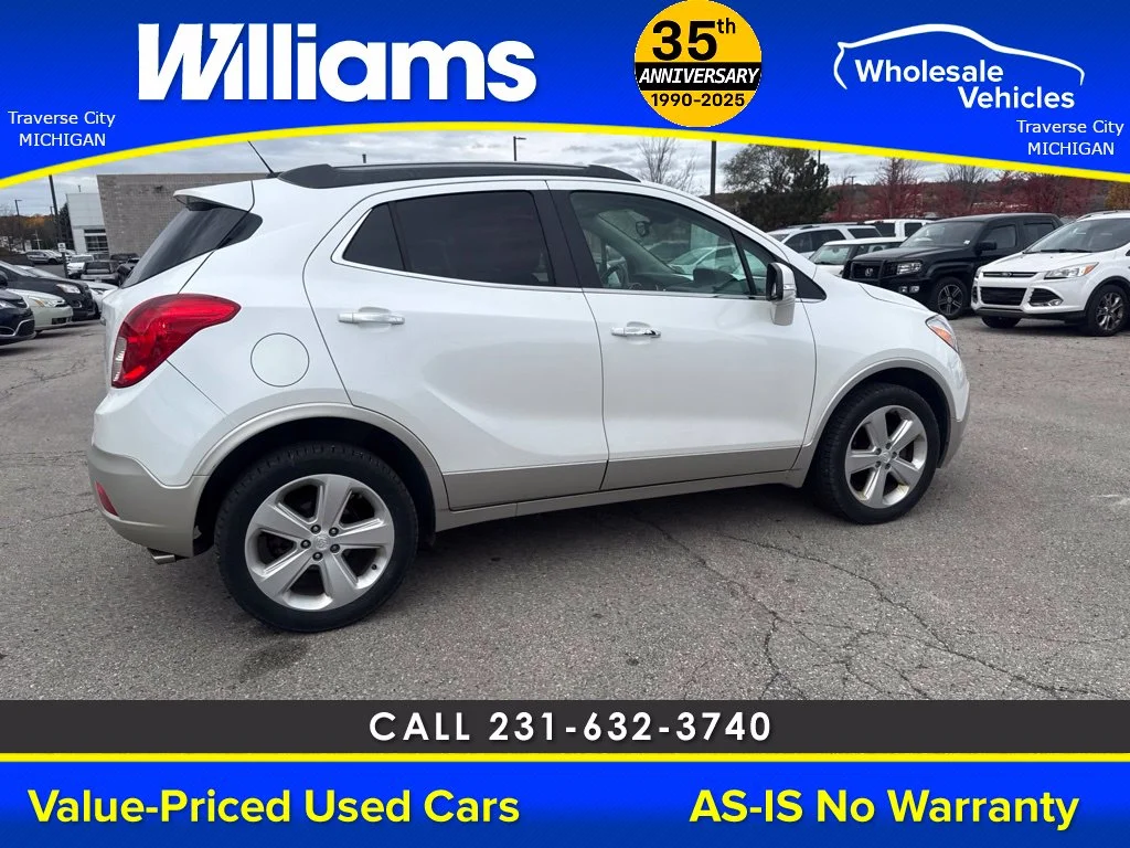 Used 2015 White Pearl Metallic Buick Base image 3