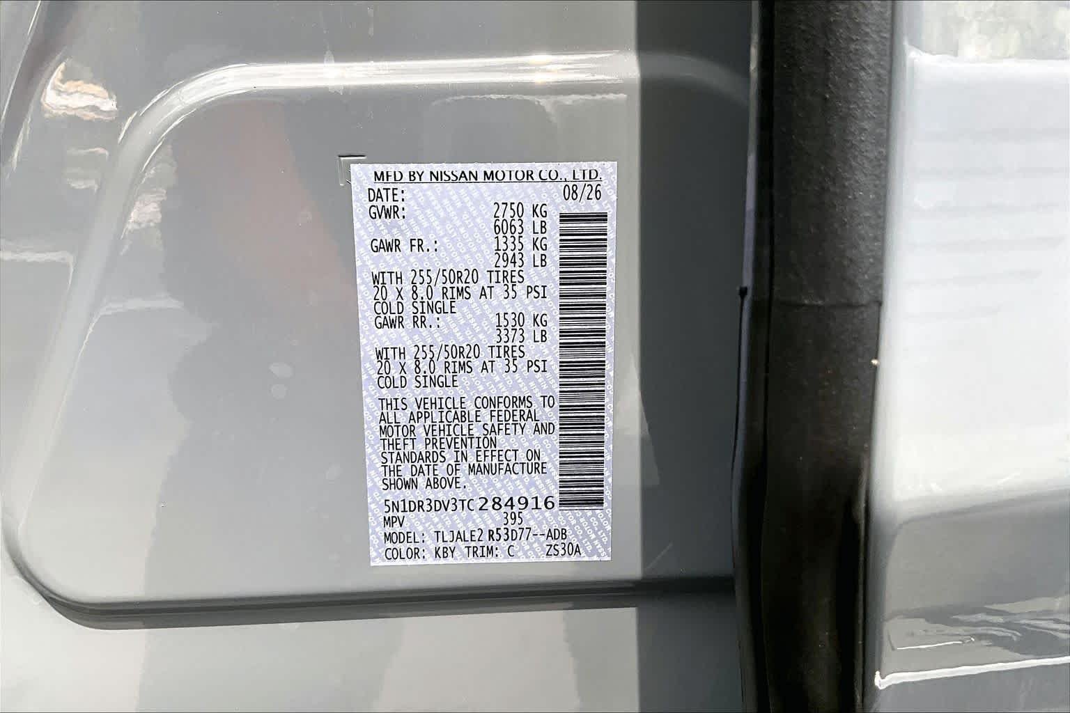 New 2026 Boulder Gray Pearl Nissan Platinum image 18