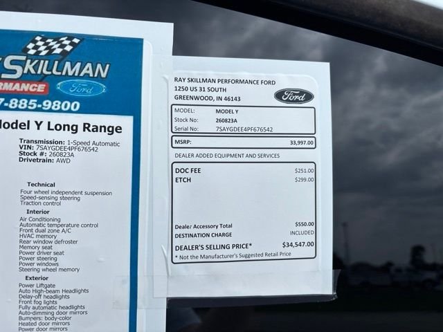 Used 2023 White Tesla Long Range image 2
