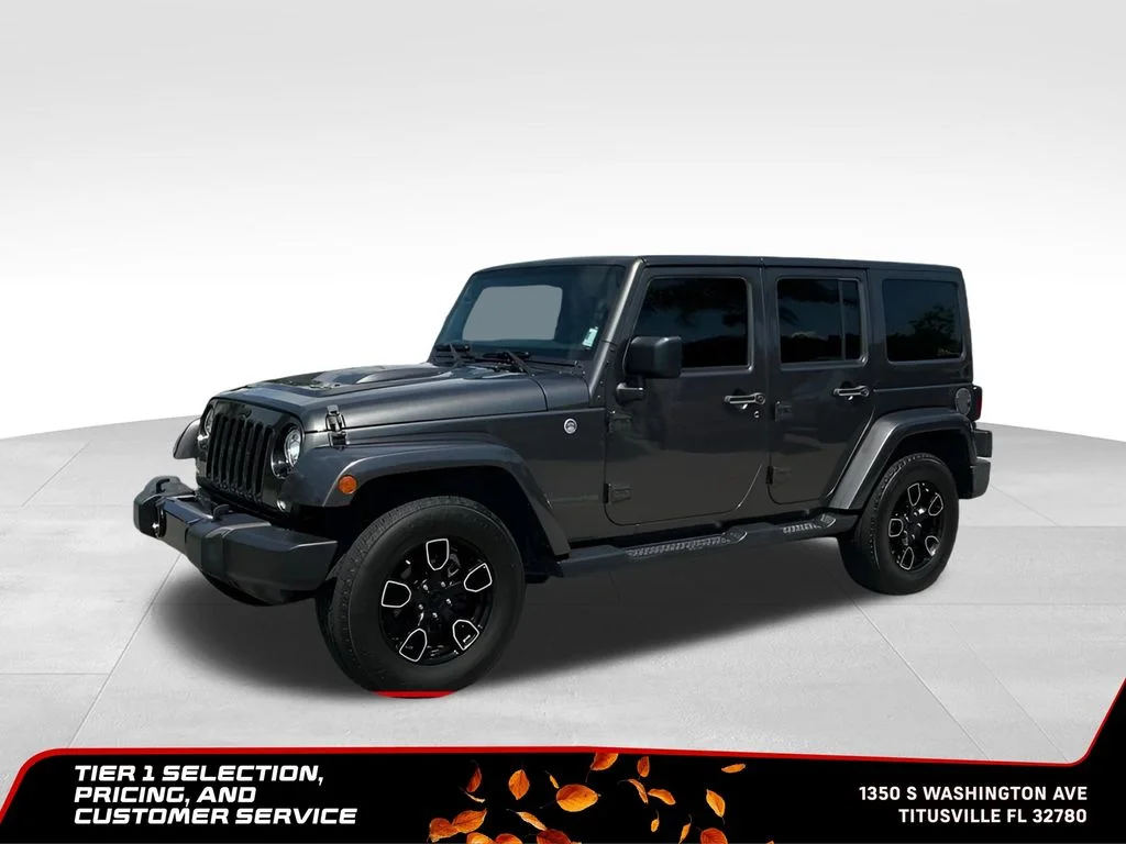 Used 2018 Gray Jeep Unlimited Sahara image 2