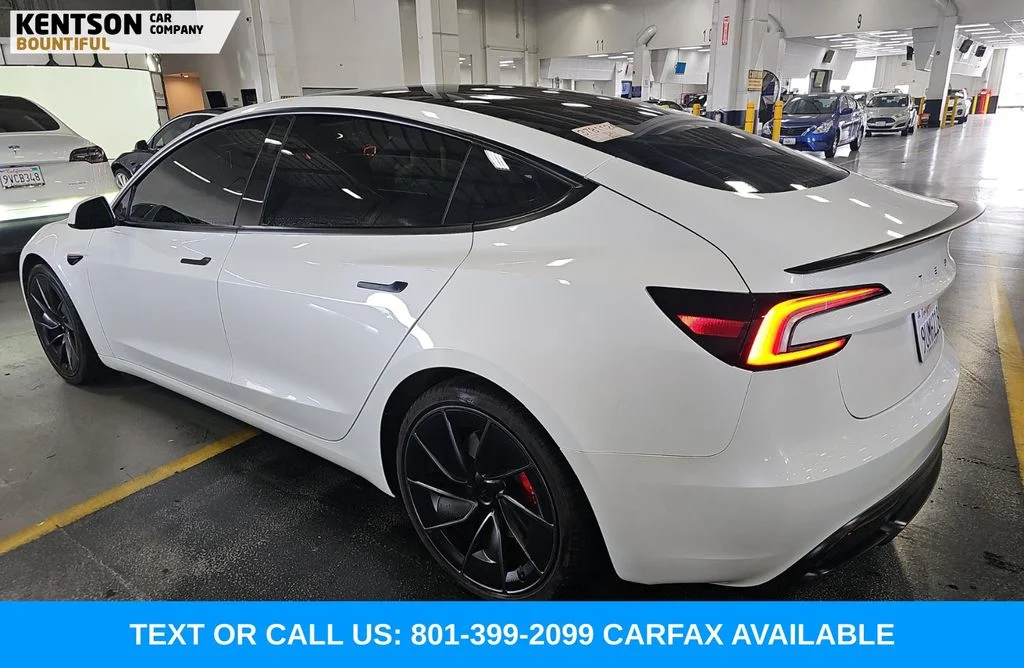 Used 2025 White Tesla Performance image 6