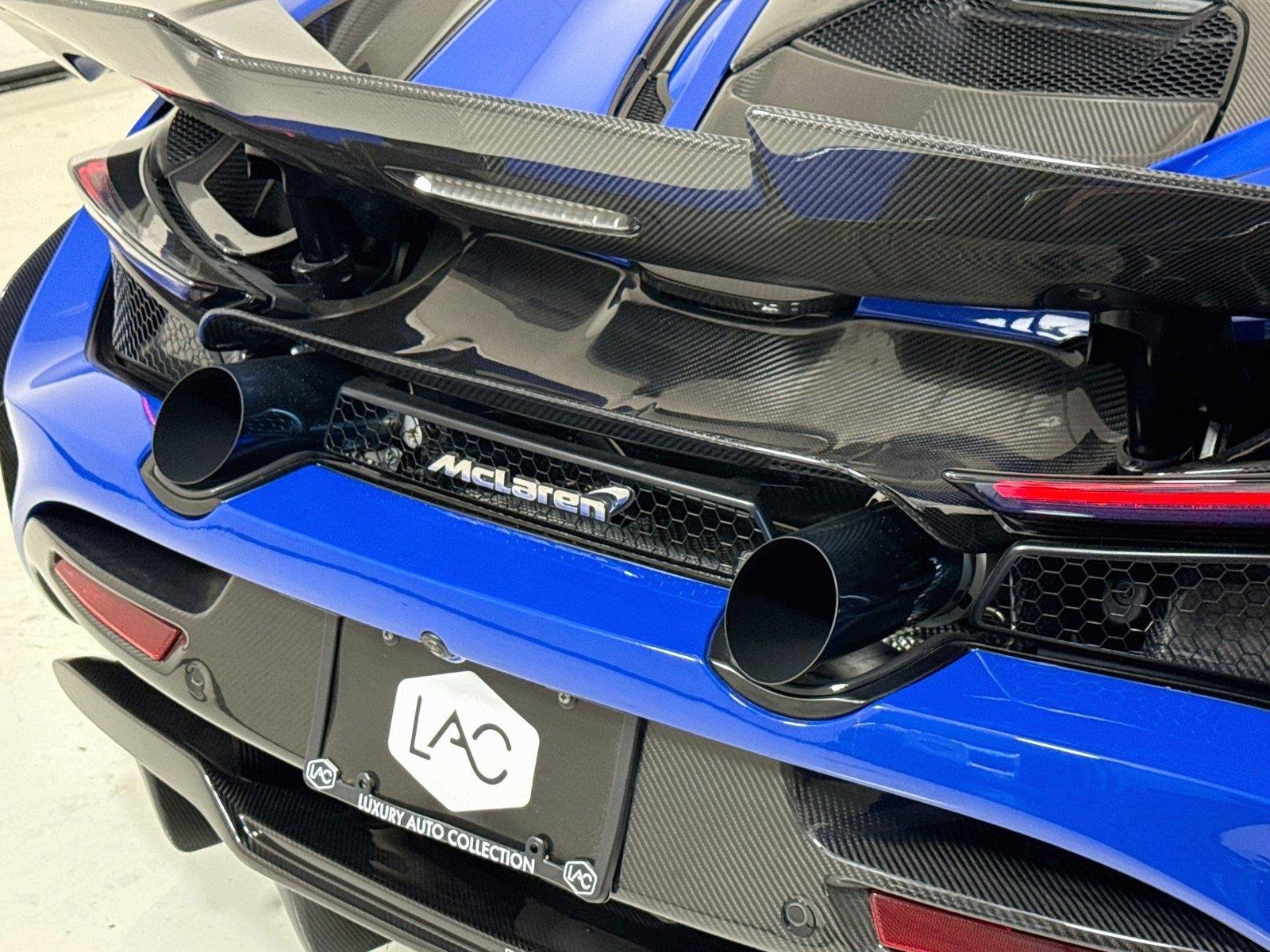 Used 2021 MSO Paris Blue / Miami Blue Wrap McLaren Performance | Full Ryft Body Kit | Carbon Steering Wheel | Exhaust | Custom Wheels image 33