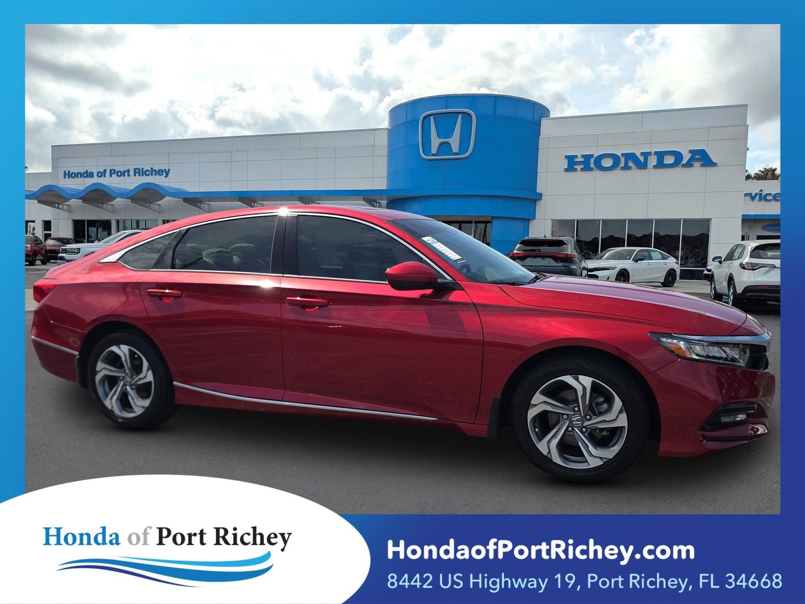Used 2020 Red Honda EX image 1