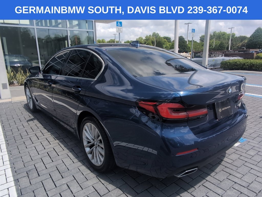 Used 2023 Blue Metallic BMW 530i image 8
