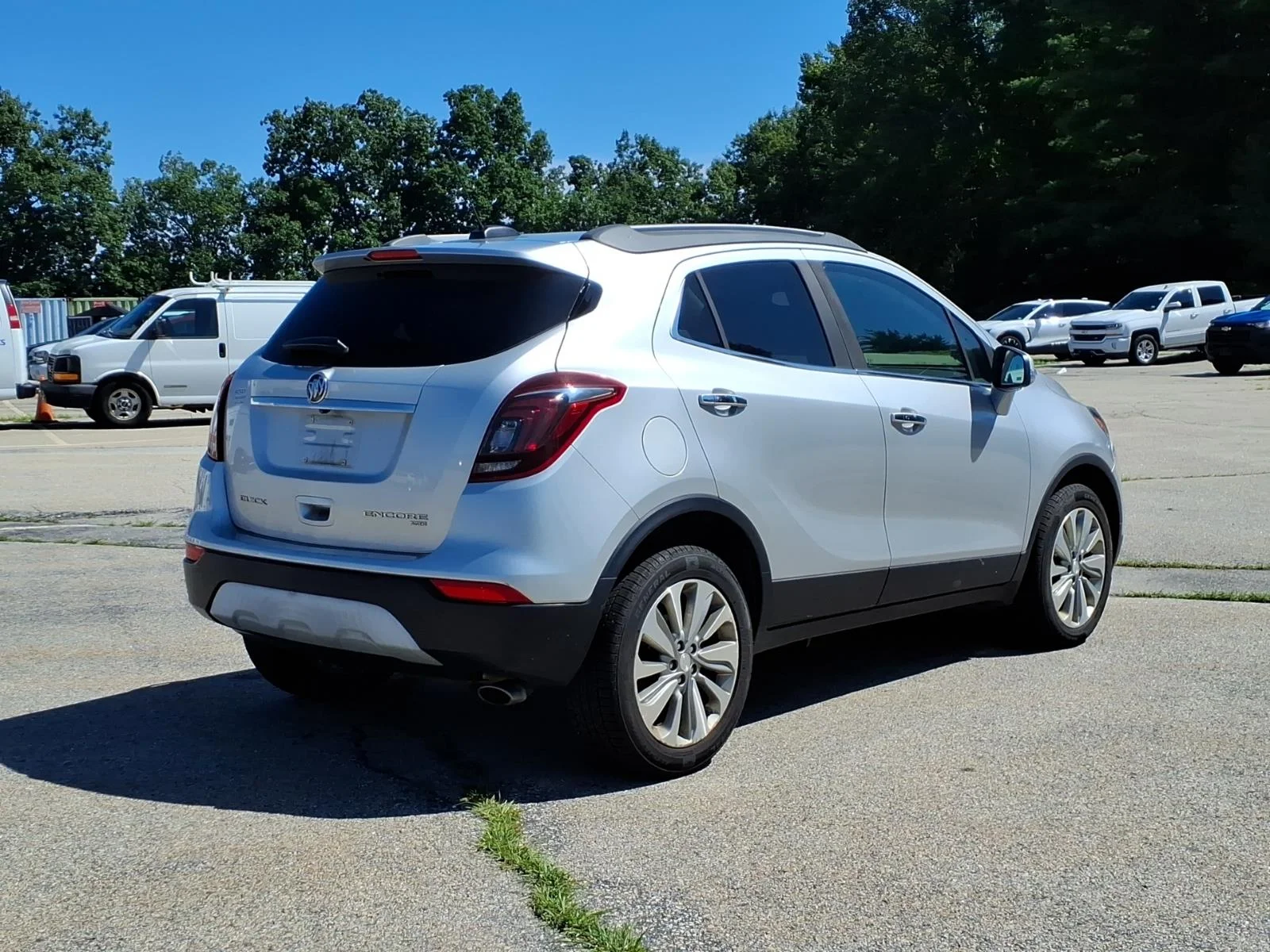 Used 2017 Includes (CM5) Black Carbon Metallic lower exterior accent color, Paint code W700S.) Buick Preferred image 4