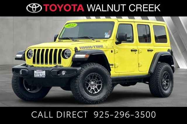 2022 Jeep Wrangler 2022 Jeep Wrangler Unlimited High Tide 4D Sport Utility