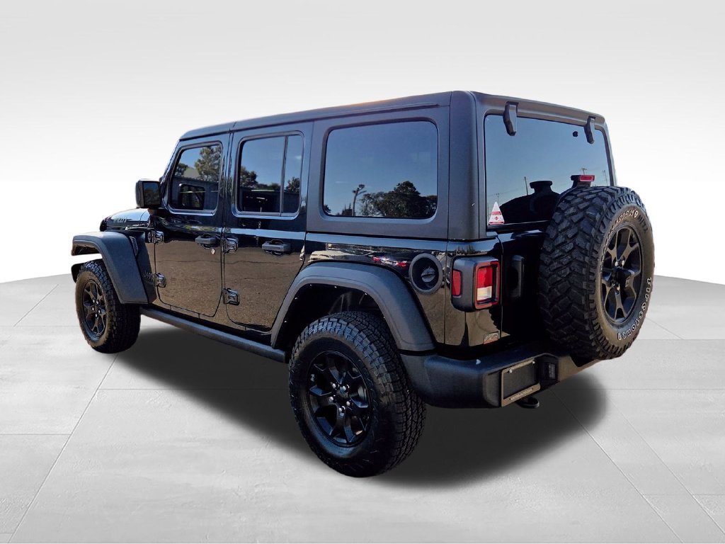 Used 2021 Black Jeep Unlimited Willys image 5