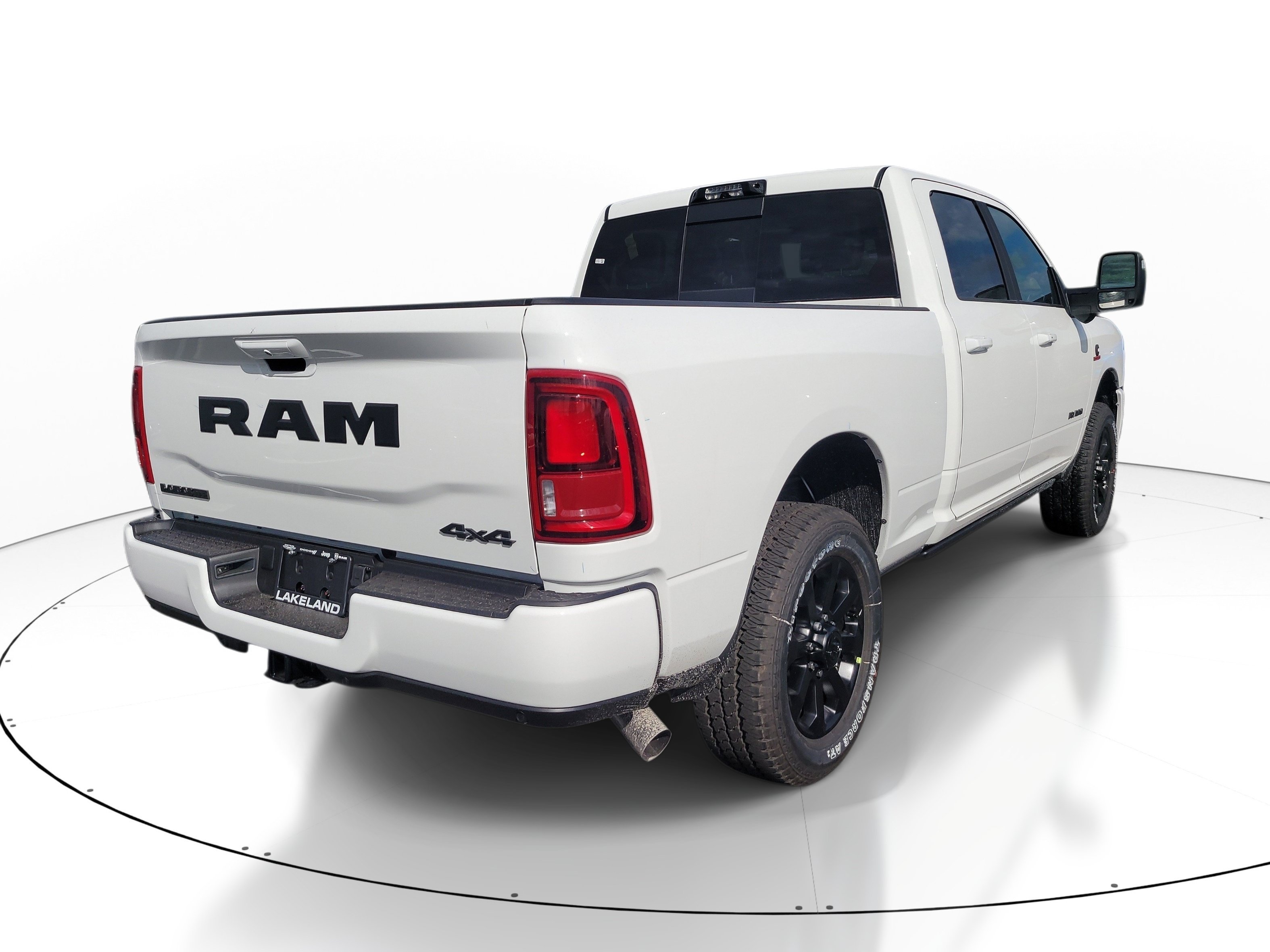 New 2026 Bright White Clear-Coat Exterior Paint RAM Laramie image 6