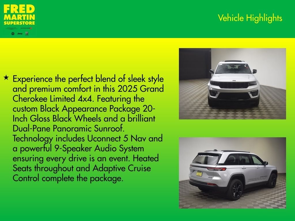 New 2025 Silver Zynith Exterior Paint Jeep Limited image 8