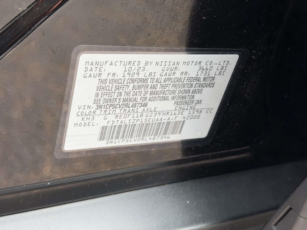Used 2024 Black Nissan SV image 25