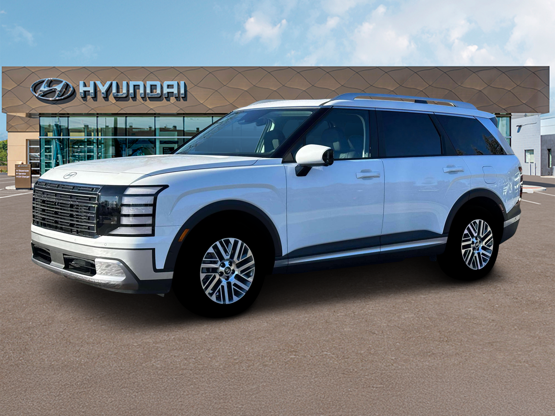 New 2026 White Hyundai SEL Premium AWD image 2
