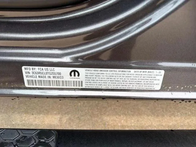 New 2026 Granite Crystal Metallic Clearcoat RAM Black Express image 33