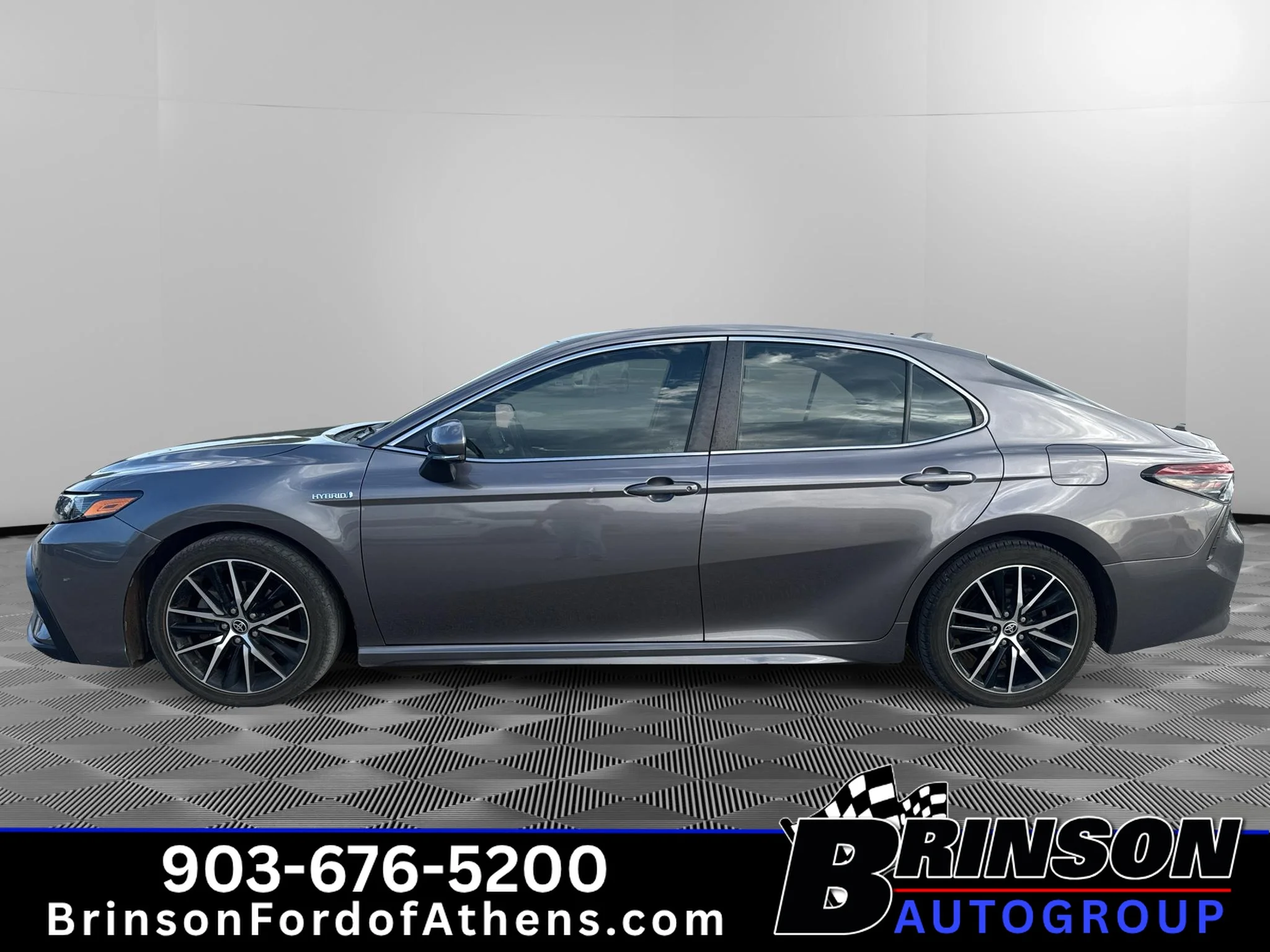 Used 2021 Predawn Gray Mica Toyota Hybrid SE image 8