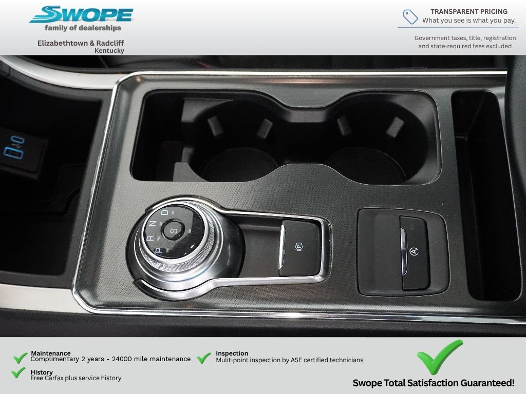 Used 2024 Star White Metallic Tri-Coat Ford ST-Line image 24