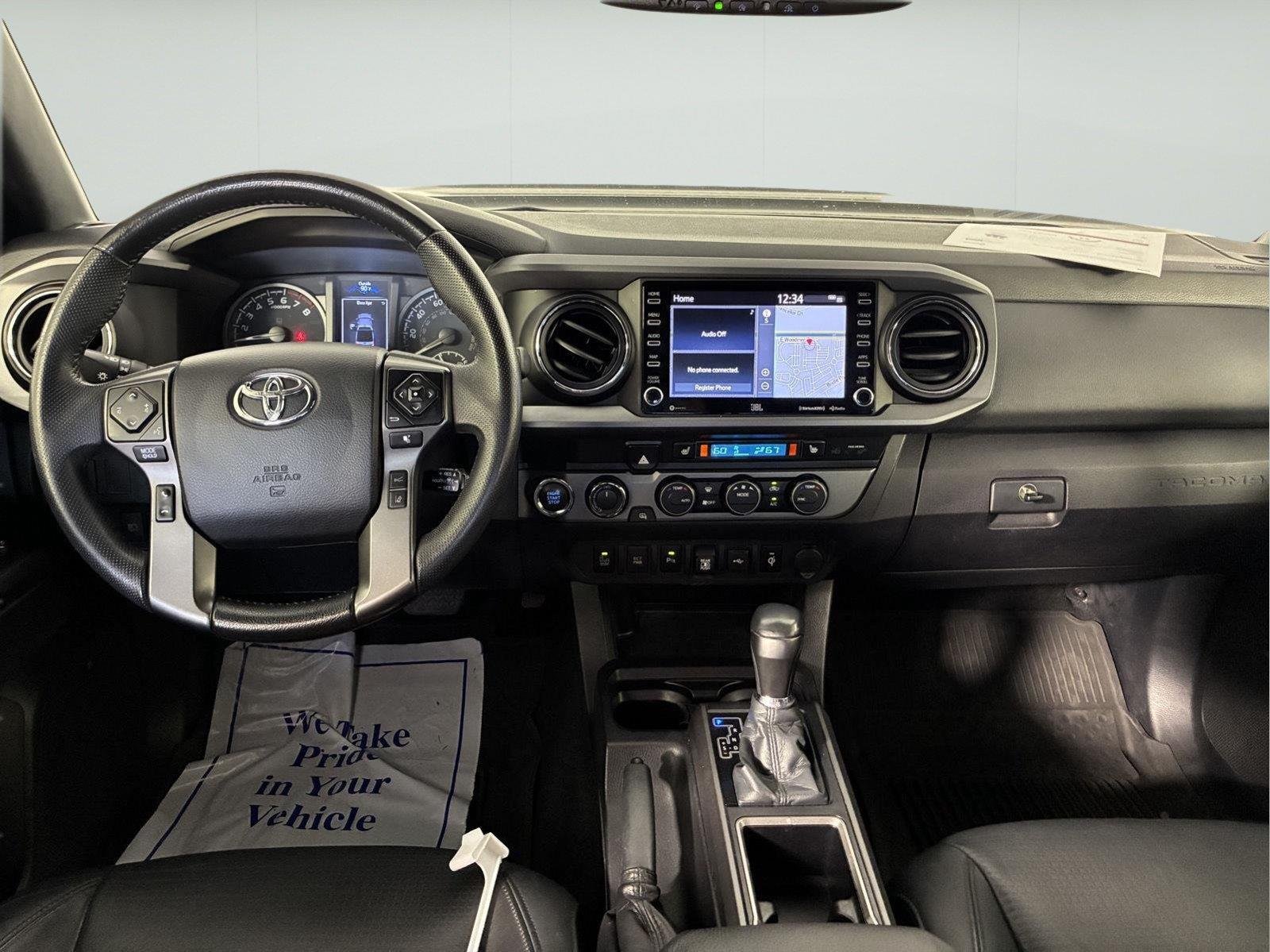 Used 2021 Midnight Black Metallic Toyota TRD Sport image 31