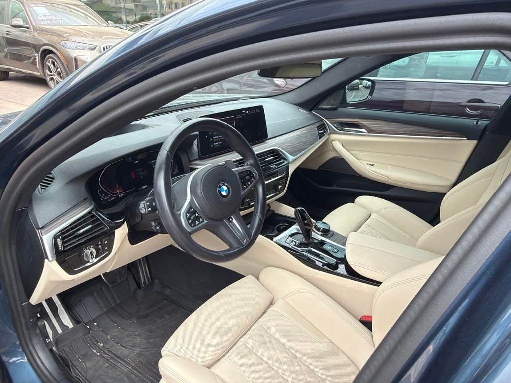 Certified Used 2023 Blue Metallic BMW 540i image 6