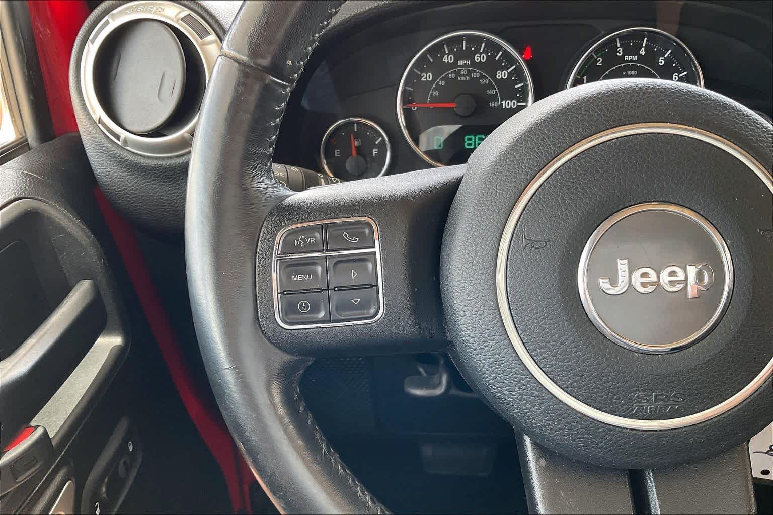 Used 2018 Firecracker Red Clearcoat Jeep Sahara image 22