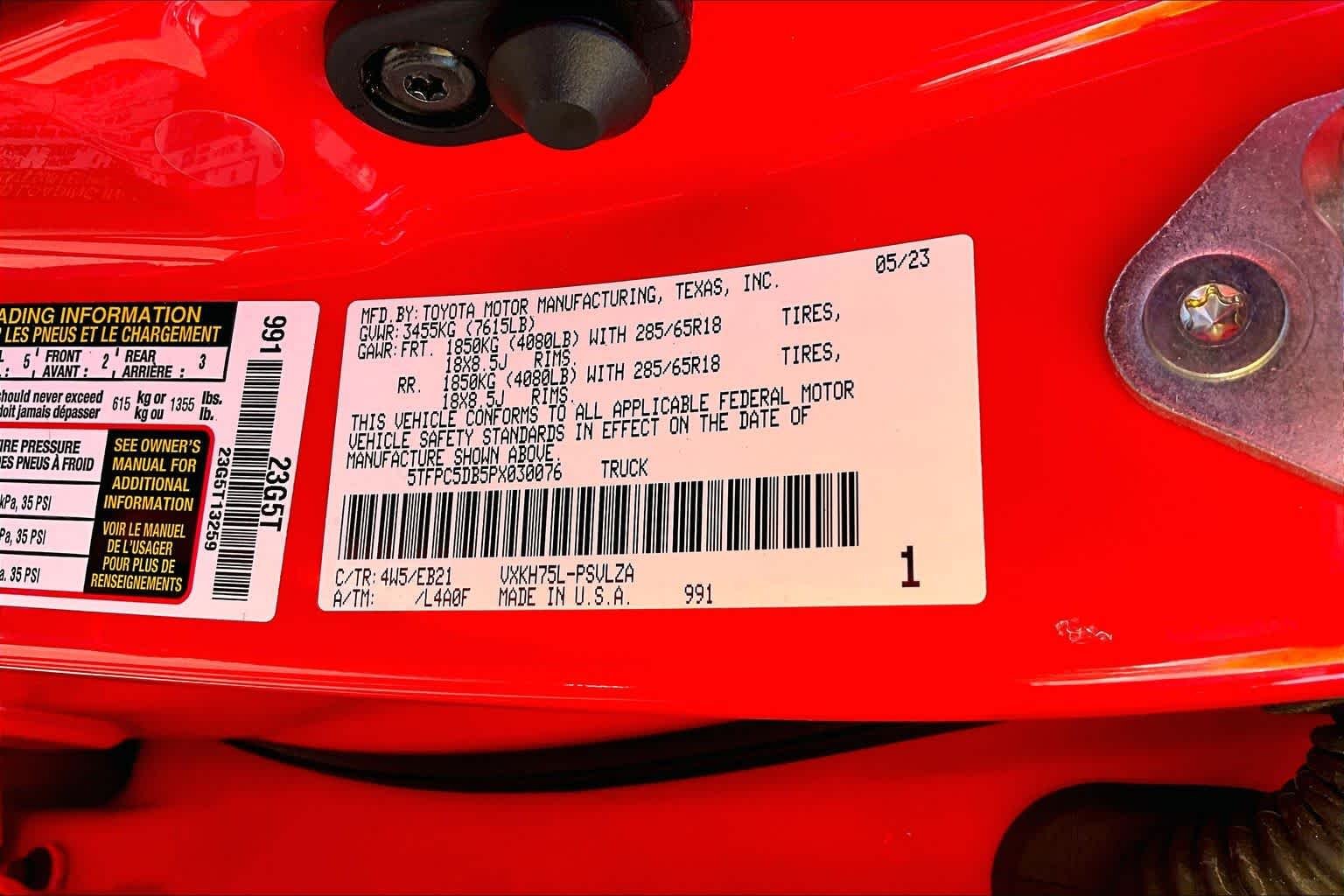 Used 2023 Solar Octane Toyota TRD Pro Hybrid image 35