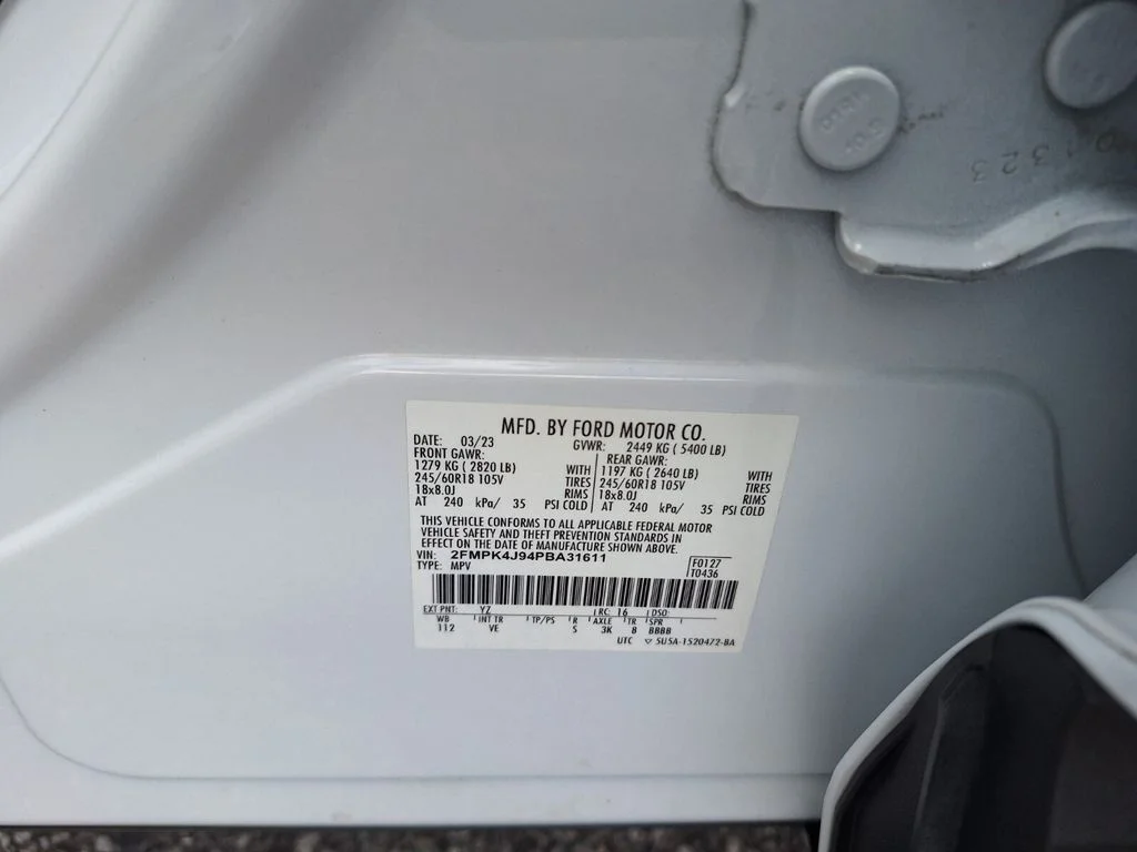 Used 2023 Oxford White Ford SEL image 30
