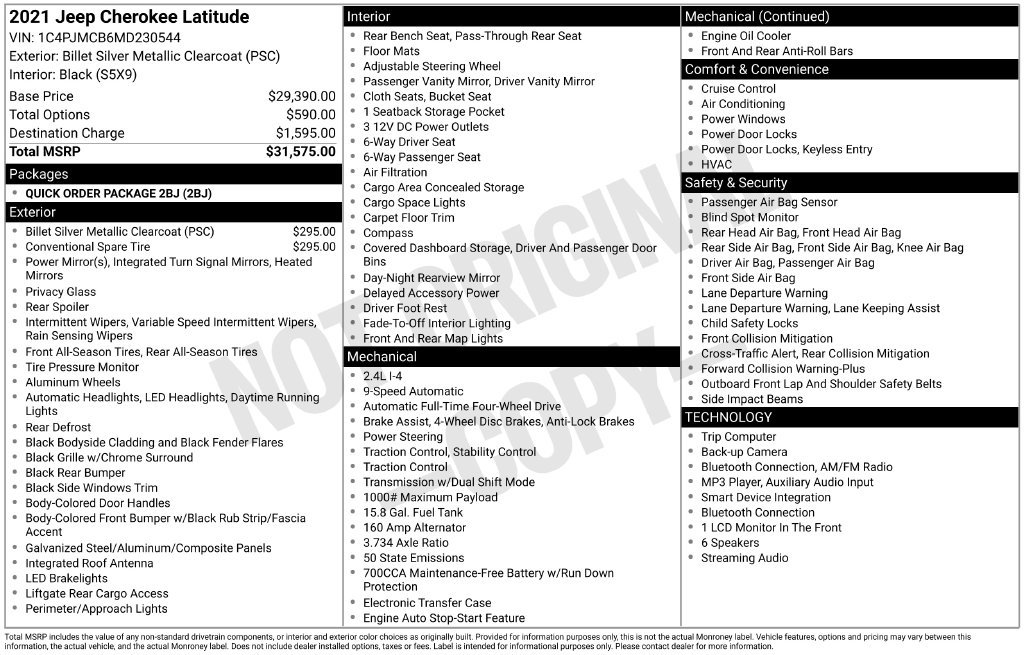 Used 2021 Silver Jeep Latitude image 34