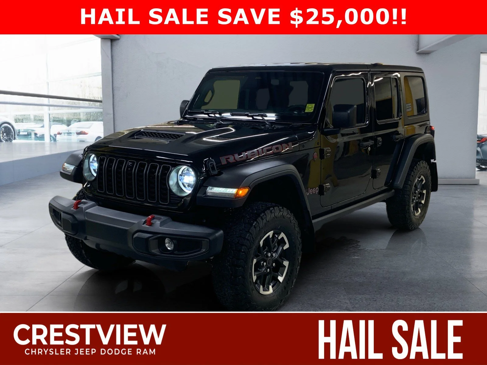 New 2026 Black Jeep Rubicon image 1